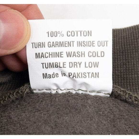 Seventh Earth Studios Sweatshirt Men's Medium Brown Heavyweight Pullover - Picture 5 of 12